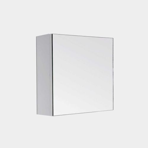Cube Mirror Cabinet - 1 Door, 2 Shelves by Michel César