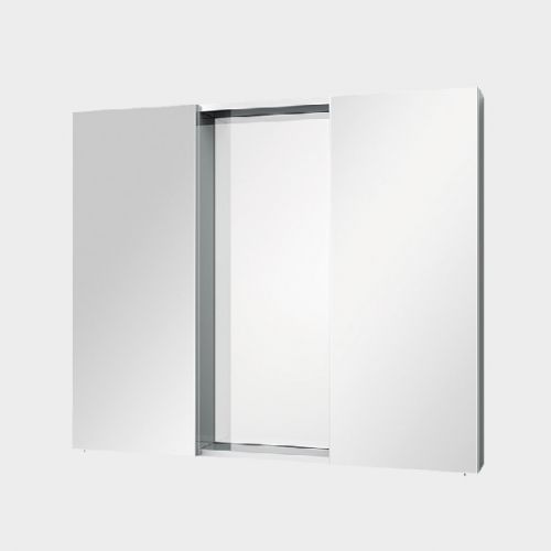 Mirror Unit 900 – 3 Doors, 6 Shelves • Bath Co