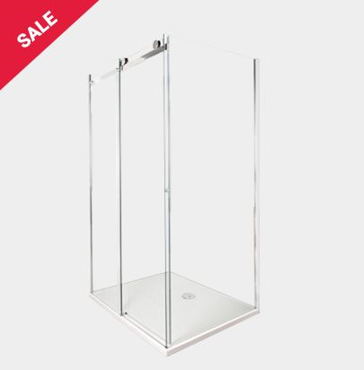 1400 x 900 Central Sliding Shower Package by 