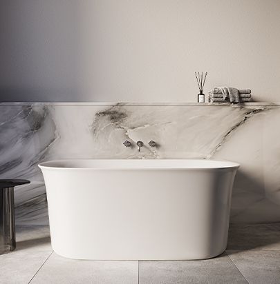 Cursa Back-To-Wall Bath by VCBC