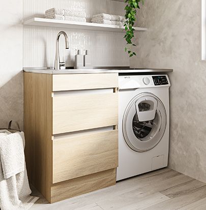 Horoi 600 Laundry Cabinet with Overhang by Laundry