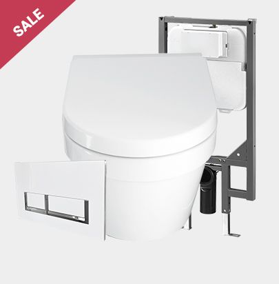 Onda Wall Hung Toilet Suite by 