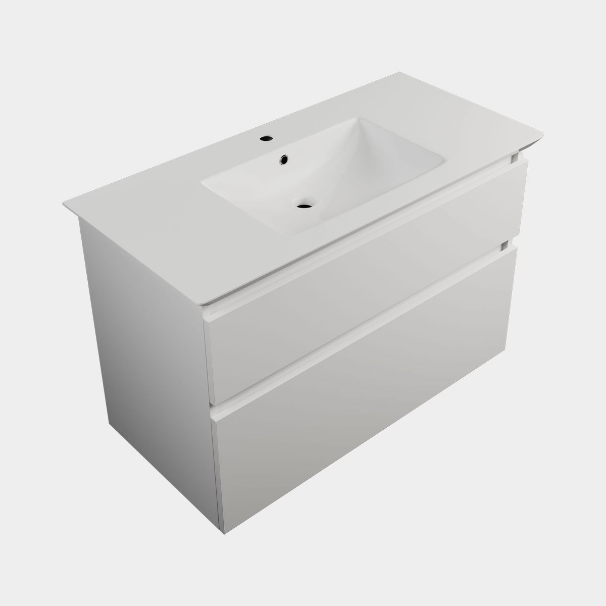 Sharp 900 2 Drawer Vanity