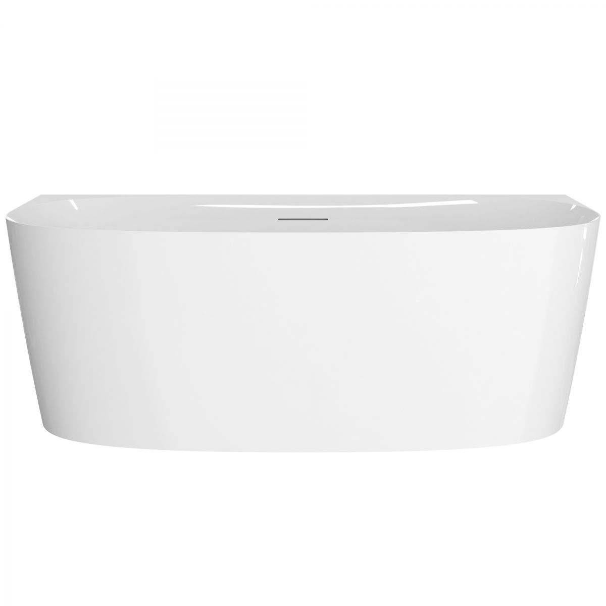 Peace Gloss Back-To-Wall Bath