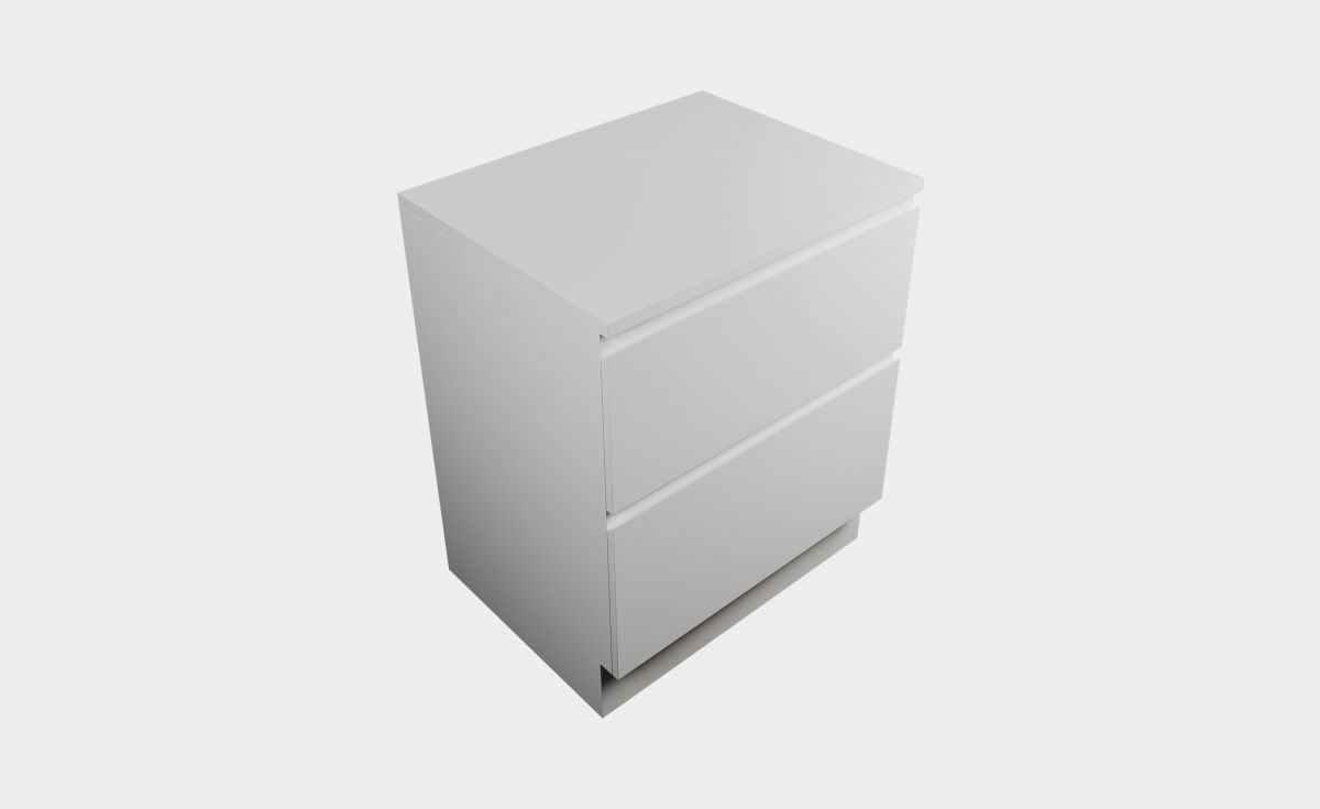 Modern Laundry Cabinet 750, 2 Drawers