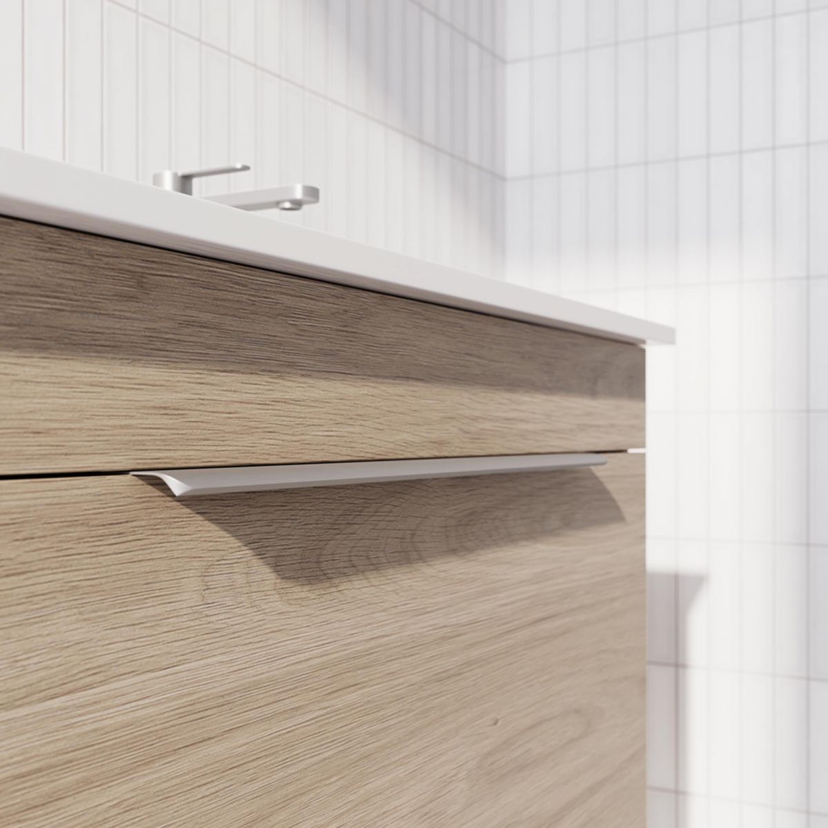 Brushed Nickel Profile Handle*