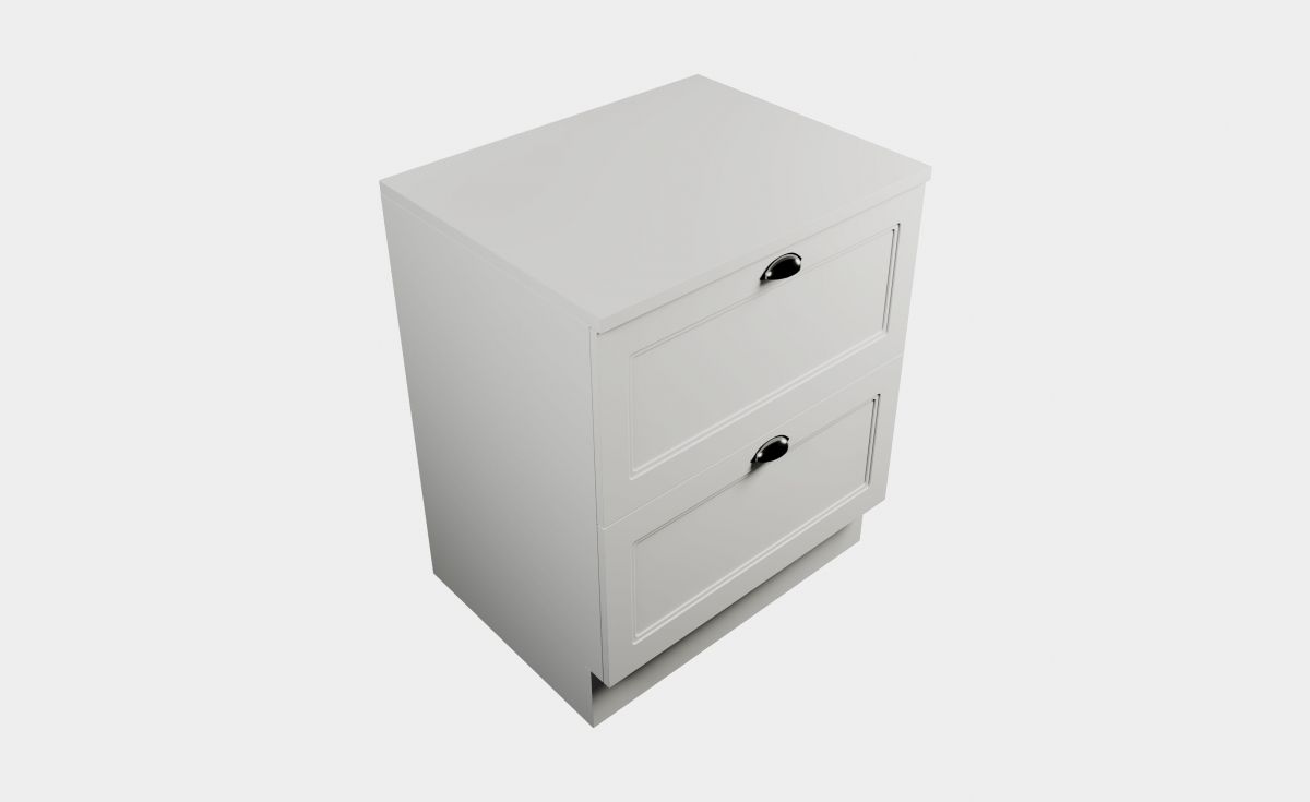 Traditional Laundry Cabinet 750, 2 Drawers