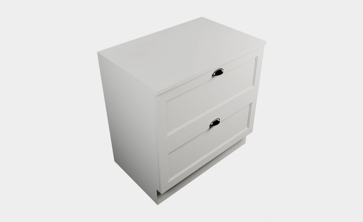 Traditional Laundry Cabinet 900, 2 Drawers