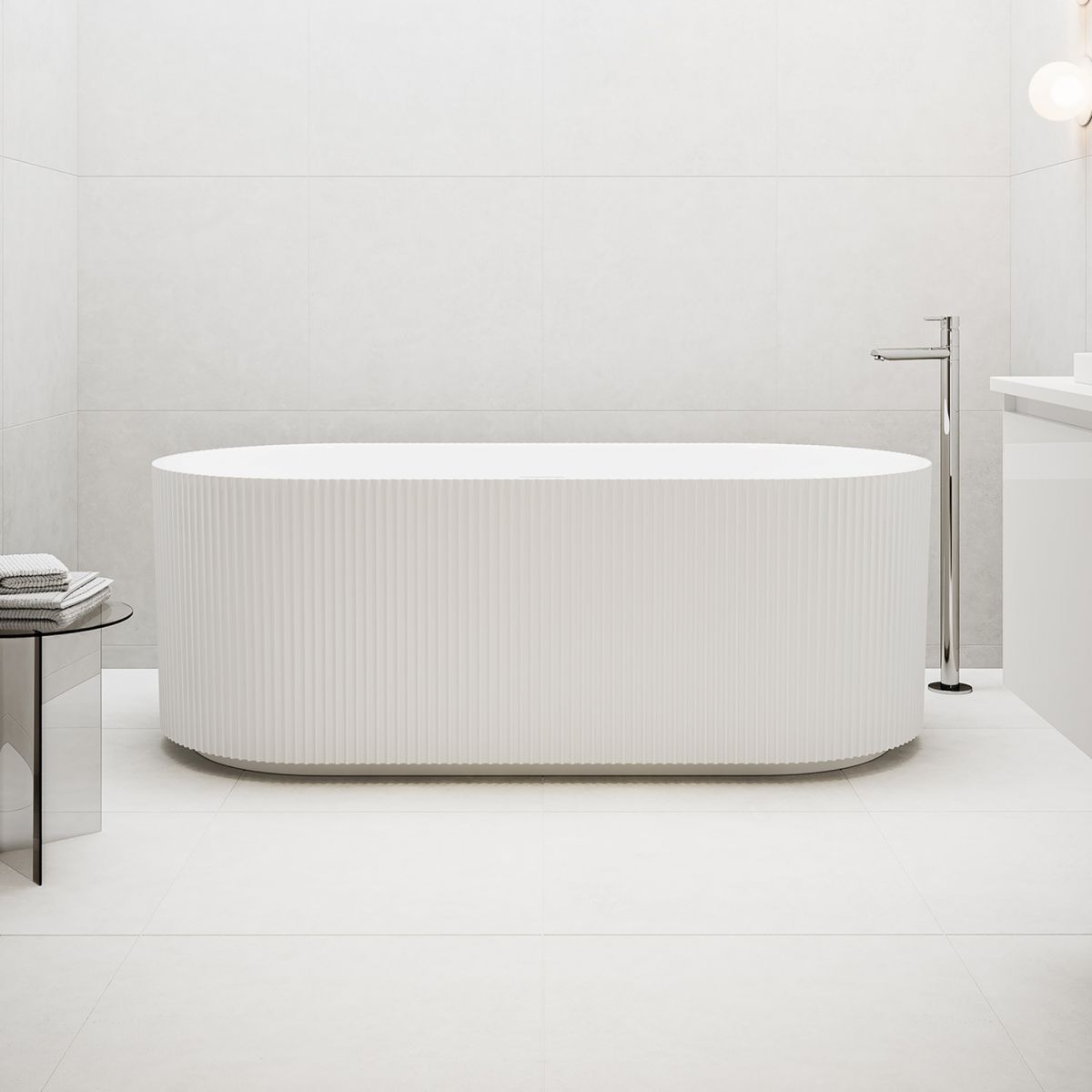 Opal Matte Freestanding Bath