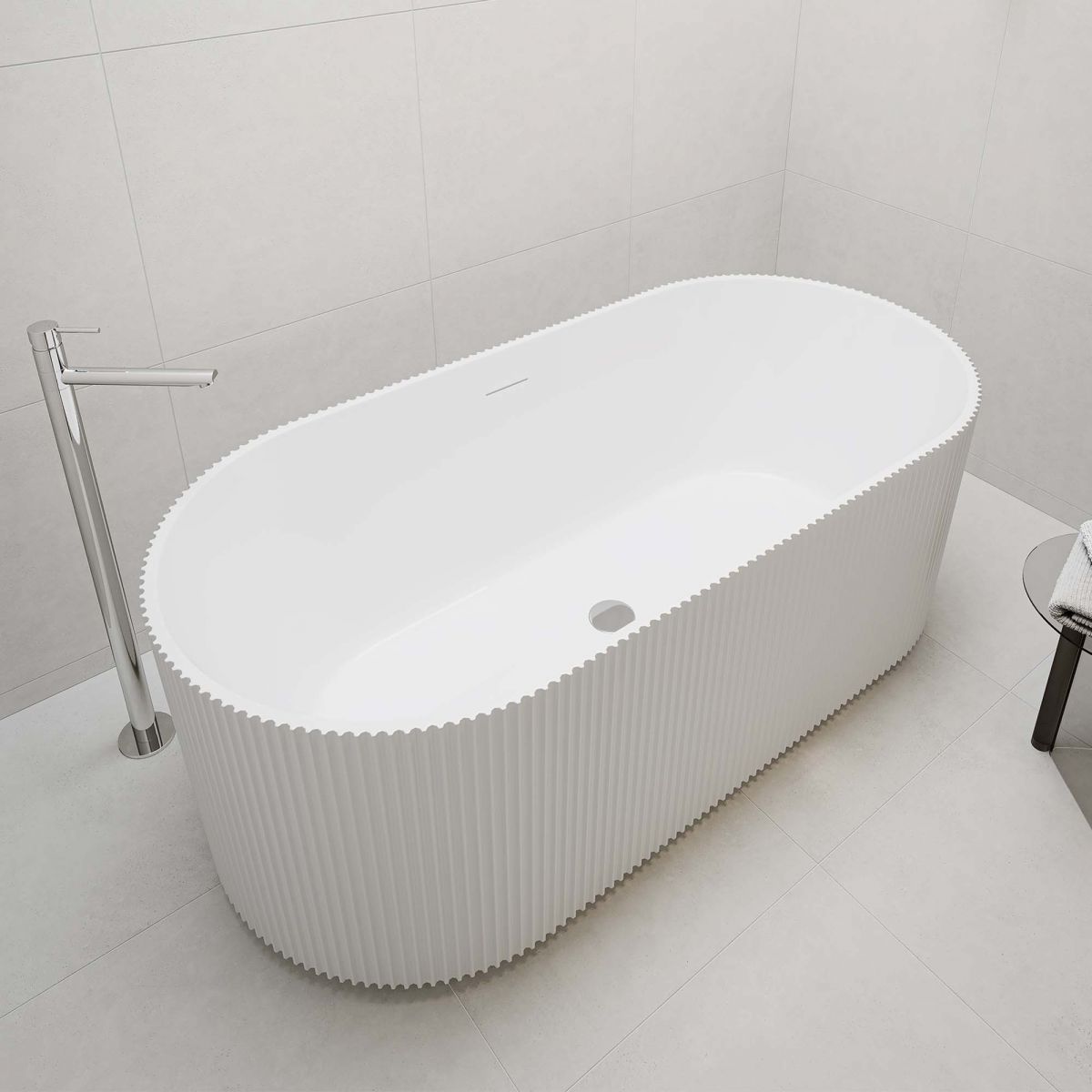 Opal Matte Freestanding Bath