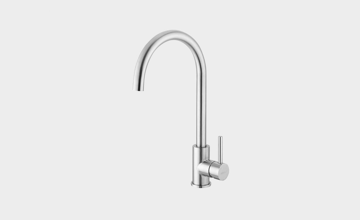 Stainless Steel Gooseneck Sink Mixer