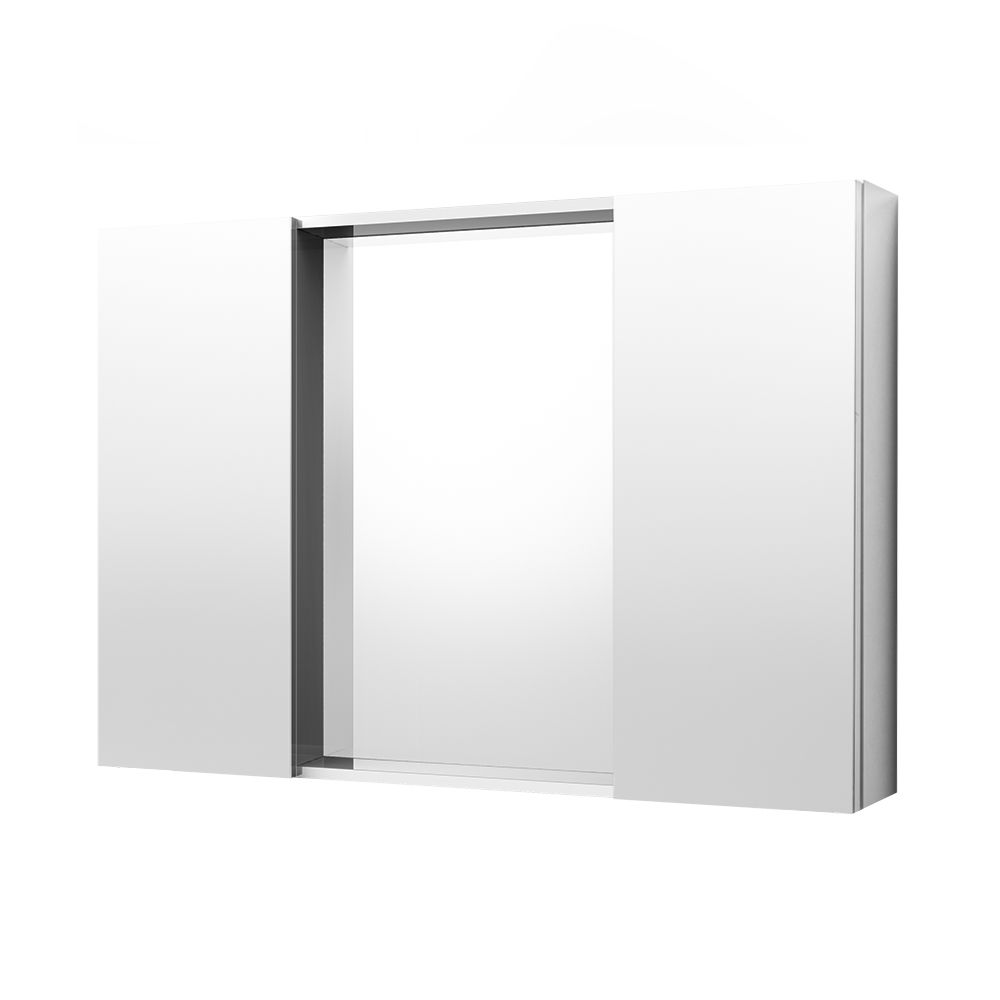 Mirror Unit 1000 – 2 Doors, 4 Shelves • Bath Co