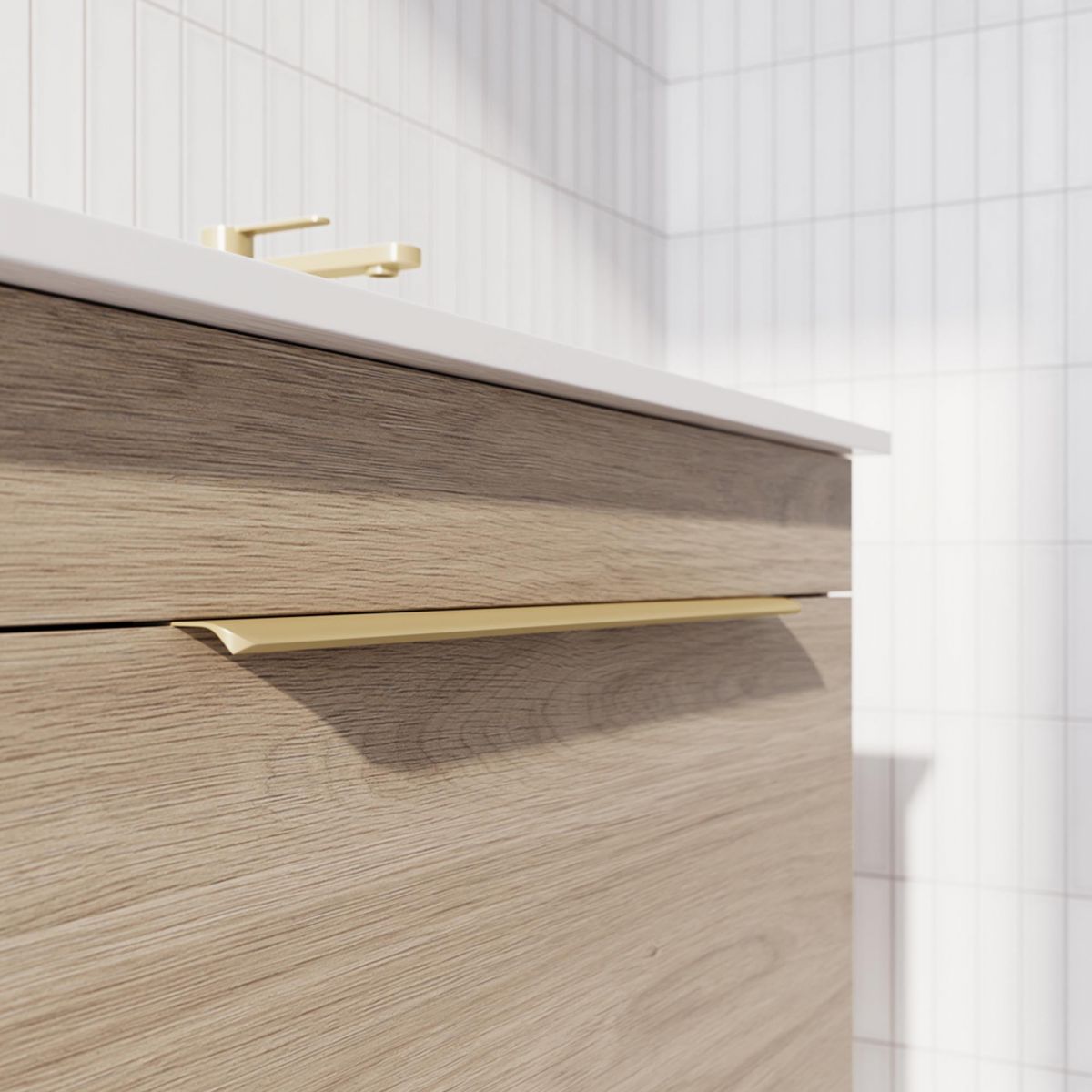 Satin Brass Profile Handle*