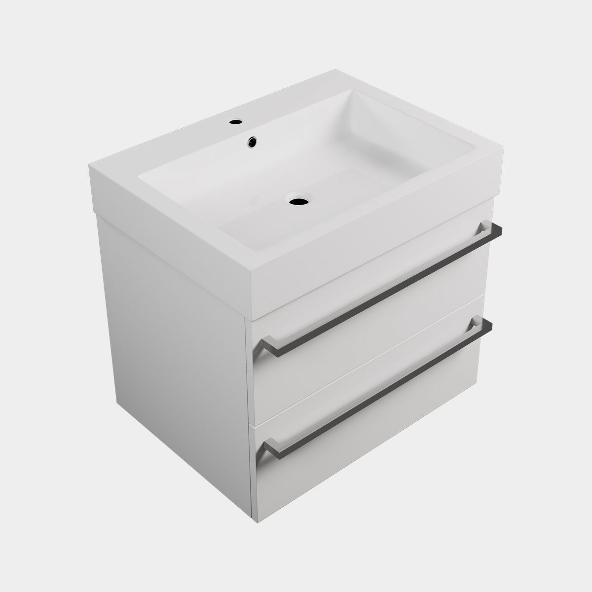 Splash 600, 2 Drawers Wall-Hung