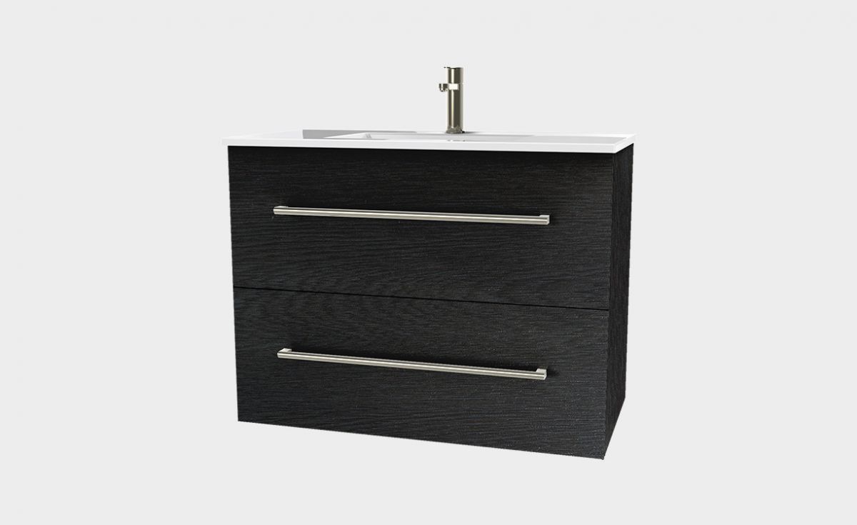 Zara 900 Wall-Hung Vanity 2 Drawers Extra Deep