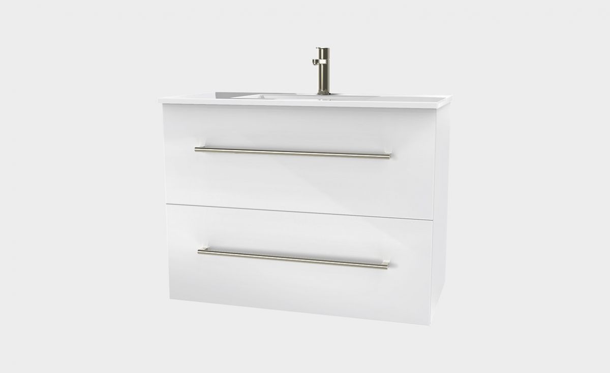 Zara 900 Wall-Hung Vanity 2 Drawers Extra Deep